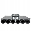 Achtfacher Rohrverteiler 6×75mm / 160mm E-KRR-6X75/200-OC (0+6+0)