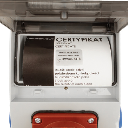 Wandverteiler XS-S 16A 2x230V IP44 Stromverteiler Komplett Verdrahtet Doktorvolt DV-5107-D