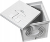 Kabel-Bodenschacht mit Deckel Erdbodenkabel-Schacht 200x205 mit Abdeckung ECPOZ.20