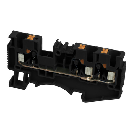 Reihenklemme 4mm2 3 Leiter Durchgangsklemme 1P Schwarz DS4-TW-01P-13-00A(H)