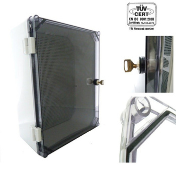 Schaltschrank mit Schloss UNI-1/T AP Verteilerschrank IP65 Industriegehäuse E-P 43.11