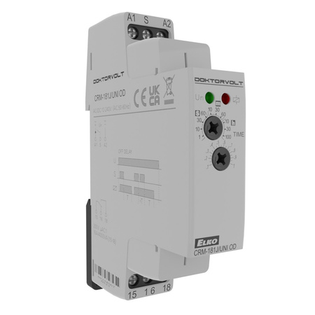 Zeitrelais mit 1 Funktion AC/DC 12-240V ELKO CRM-181J/UNI OD