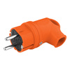 Gummistecker mit Griff 16A 230V Stecker orange 3101-302-2300
