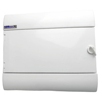 Elektro-Plast Verteilerkasten Unterputz Sicherungskasten 12 Module 1-reihig IP65 RHp-12/B 36.119