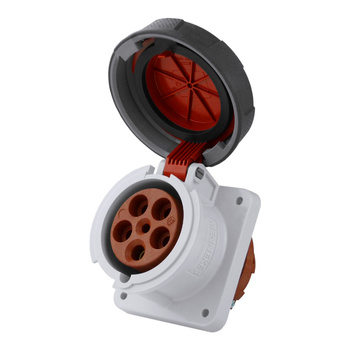 CEE Mennekes Einbausteckdose 63A 5p 400V IP67 Anbausteckdose Typ 1128A