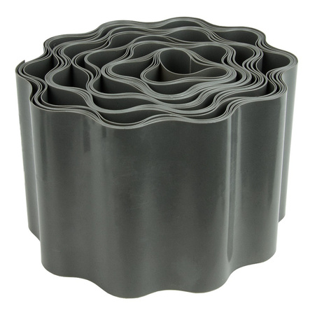 Rasenkante Beeteinfassung 9m/10cm grau BRADAS OBFGY 0910