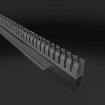 Verdrahtungskanal Kabelkanal 15x40 mit Deckel 1m 4/6 E25