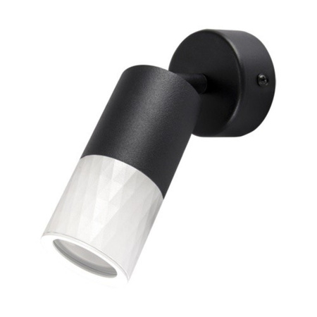 Wandleuchte dekorative Wandlampe schwarz und weiß PIANO 03880