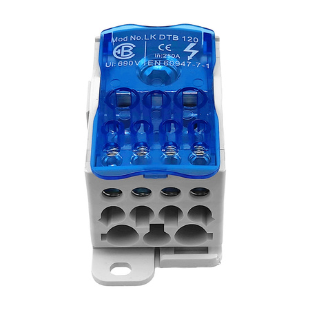 Verteilerblock LK DTB 120 Klemmblöcke mit Schraubanschluss Verteilung Block Elektro Becov ULK120