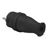 Gummistecker 16A 230V Stecker schwarz 3101-301-0300