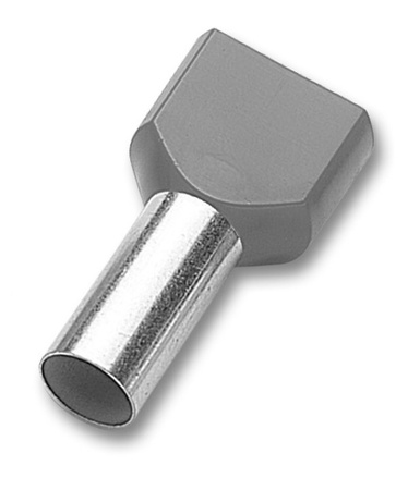 100 Stk Aderendhülsen isoliert zweifach Wahl 0619 0657 TID2X1,5L8