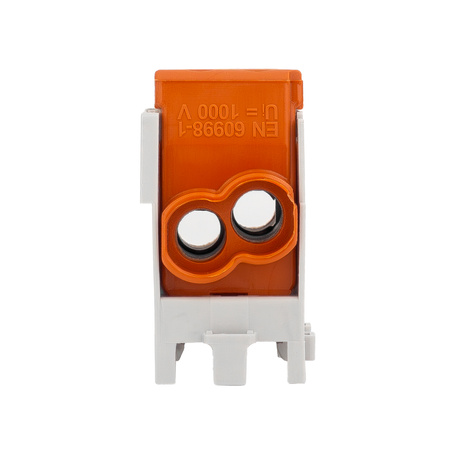 Hauptleitungsklemme Abzweigklemme HLAK 25-1/2/25 M2 braun Klemmblock Verteilerklemme 1P 1,5-25 mm2 Pollmann 208 2080191