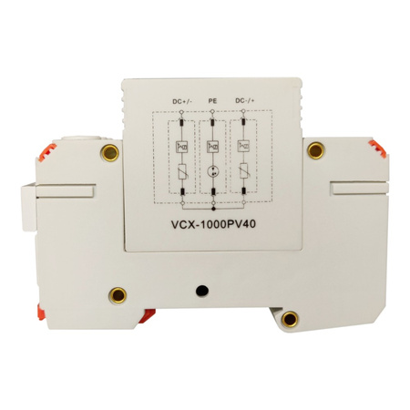 Überspannungsschutz 1000V DC 3P 40kA T2 C Gas Ableiter DC C3P 1000 PV40 GDT