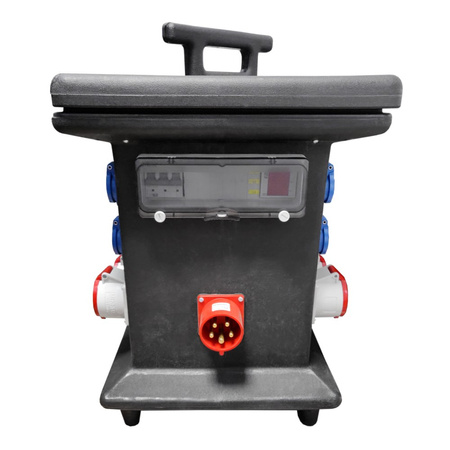 Stromverteiler KIB-S/FI 2x32A 2x16A 2xCamp 16x230V + Anbaustecker 32A DV-0885-D