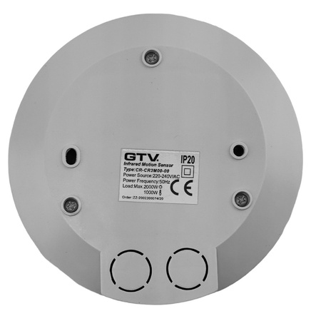 Bewegungsmelder CR-3 MINI weiß 360° Bewegungsschalter GTV CR-CR3M00-00