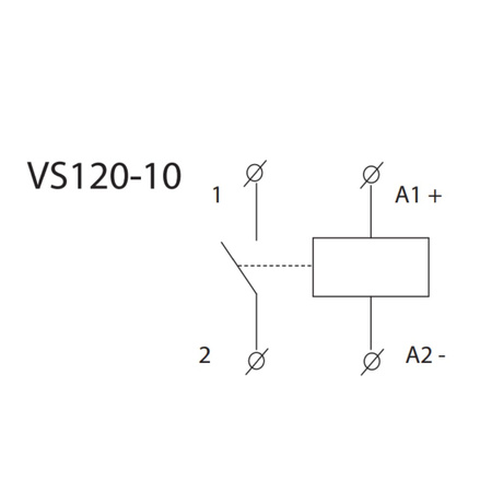 Modular Leistungsschütz Installationsschütz 230V Ith 20A 1NO 230V ELKO VS120-10 230V AC/DC