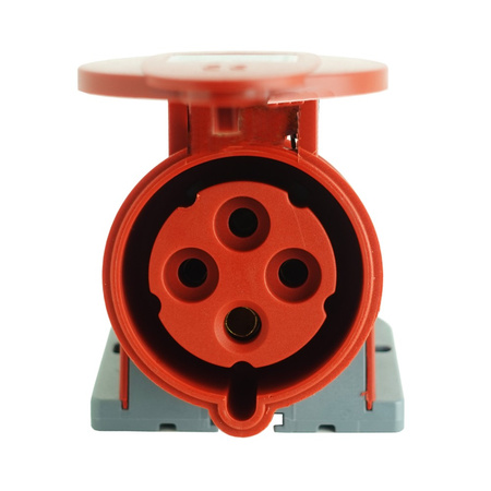 Aufputz Wandsteckdose CEE 4P 32A IP44 400V VDE TP Electric 3126-307-1600