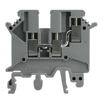 Reihenklemme 2.5mm2 3 Leiter Durchgangsklemme Grau UL PC2.5-TW-01P-11-00AH