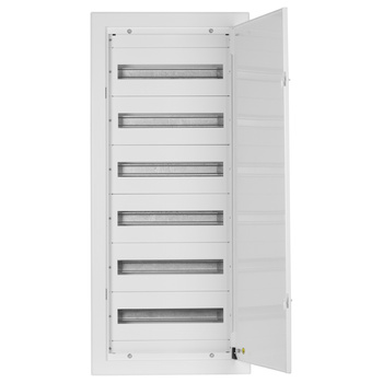 Doktorvolt Verteilerkasten Unterputz Sicherungskasten aus Metall 108 Module 6-reihig IP30 MP108/6/18