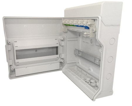 Hensel Automatengehäuse KV1512 Aufputzverteiler Kleinverteiler 12Module KV 1512