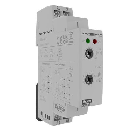 Treppenlichtzeitschalter Treppenlichtautomat CRM - 46 ELKO CRM-46/230V