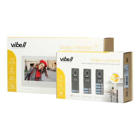 Video Türgegensprechanlage NOVEO ohne Hörer 7" LCD schwarz OR-VID-EX-1057/B