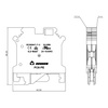 Schutzleiter-Reihenklemme 6mm2 gelb-grün Erdungsklemme VDE UL 3411