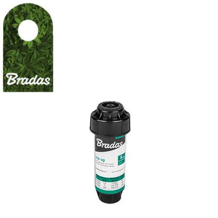 Versenkregner Pop-Up Sprinkler 2" / 5cm mit Düse 360° Bewässerung Bradas DSZW-02V