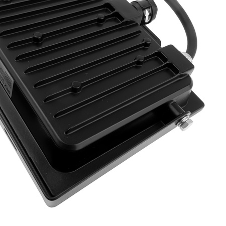 LED Außenstrahler mit Bewegungsmelder 50W GTV Flutlicht schwarz IP65 Außenwandstrahler 5000lm GT-GCR50W-64