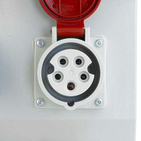 Stromverteiler 63A 32A 16A CEE 2x230V eXT-S/FI Baustromverteiler mit Mennekes Steckdosen Doktorvolt DV-0847-D