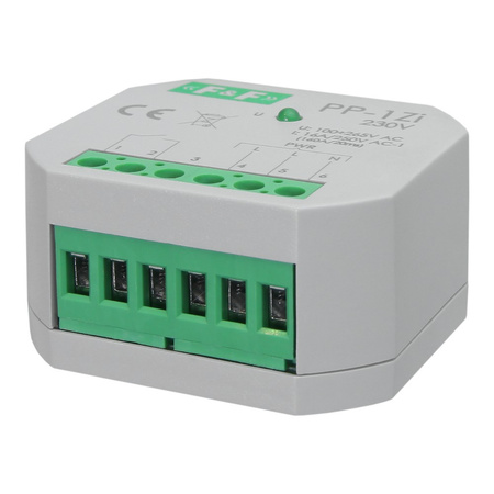 Elektromagnetisches Relais 230V 16A (160A/20ms) F&F PP-1ZI-230V