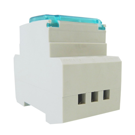 Steckdose Schuko für Hutschiene DIN TH35 16A 230V mit Klappdeckel ohne LED Schukodose Einbausteckdose 7160 ONKA T0-7160