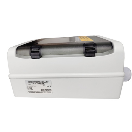 Doktorvolt Solar Anschlusskasten Photovoltaik AC SIEMENS 1P C20A 25A 300mA Überspannungsschutz T1 T2 DV-0720-FOT