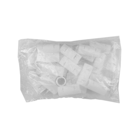 F-tronic Rohrmuffe zur Verbindung 1 Stück M20 Verbindungsmuffen transparent Muffe 7400032