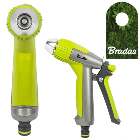 Metall Gartenbrause Spritze Sprühpistole Spritzpistole LIME LINE BRADAS LE-5107