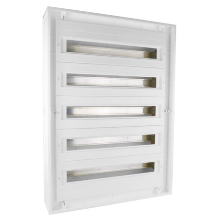 Verteilerkasten IP54 DARP-120 5x24 Unterputz Alutür Unterverteiler Sicherungskasten E-P 9.524