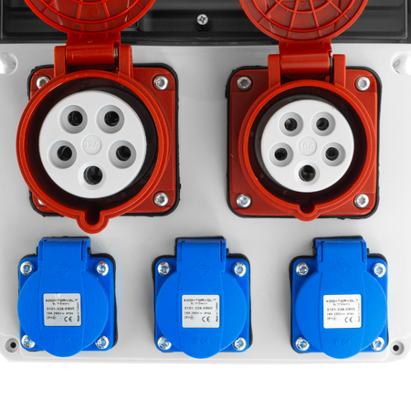 Baustromverteiler JUN 32A/16A/3x230V DOKTORVOLT® DV-6849-F