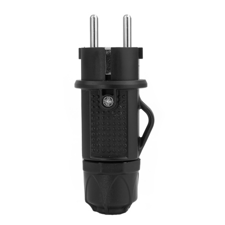 Elektrischer Stecker UPS mit Kabelverschraubung 16A TYP E IP44 250V TPE 3101-701-0300