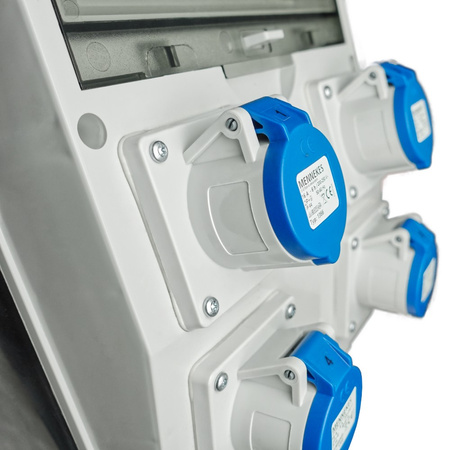 Camping Stromverteiler TD-FI/LS 4x230 Mennekes Steckdosen Doktorvolt DV-7921