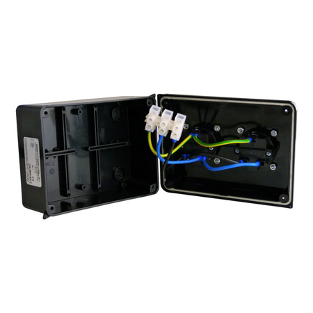 Wanddose 2x230V IP54 Schuko Stromverteiler Wandverteiler 160x120x95 mm M-L DV-9573-Marlanvil