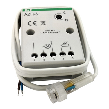 Dämmerung Schalter m.Licht Sensor m.hermet Sonde Ø10 230V 16A AZH-S F&F 1030