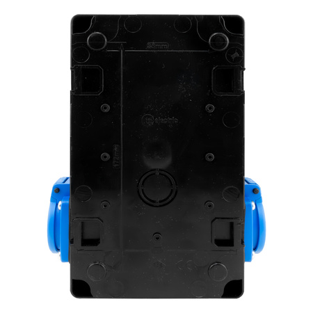 Wandverteiler XS-S 32A 2x230V IP44 Stromverteiler Komplett Verdrahtet Doktorvolt DV-5077-F