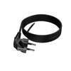 Anschlusskabel 4m mit Winkelstecker Uni-Schuko 250V 16A 3x1 mm² OMY PP-50 Schwarz W-97172
