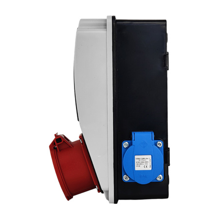 Wandverteiler XS 32A 2x230V IP44 Stromverteiler Komplett Verdrahtet Doktorvolt DV-5091-F