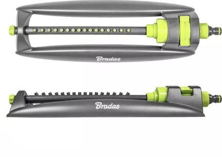 Viereckregner Rasensprenger mit 16 Düsen bis 312m² Regner Sprinkler LIME LINE Bradas LE-6301