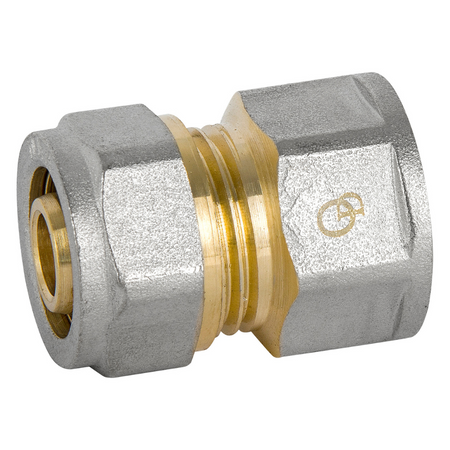 Verbindungselement, Klemmverschraubung für Mehrschichtrohre 1/2x16.ZŁ-DZ FTN-002.1/2X16.