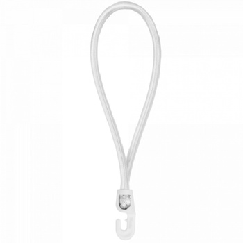 Spanngummi mit PVC Haken 0,4x25cm weiss Bradas BCH3-0425WH-E