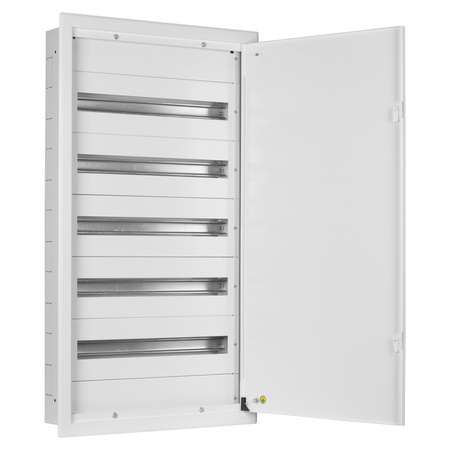 Doktorvolt Verteilerkasten Unterputz Sicherungskasten aus Metall 120 Module 5-reihig IP30 MP120/5/24