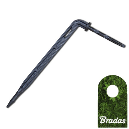 Bogen Pfeil Tropfer Gebogene Sprinkler 2,2l/h Schlauchtülle 3x5mm Microbewässserung Bradas DSK-2102L