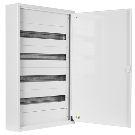 Doktorvolt Verteilerkasten Aufputz Sicherungskasten aus Metall 96 Module 4-reihig IP30 MN96/4/24